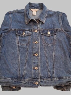 Vintage 90's Northern Reflections Jean Jacket Woman's M Petite